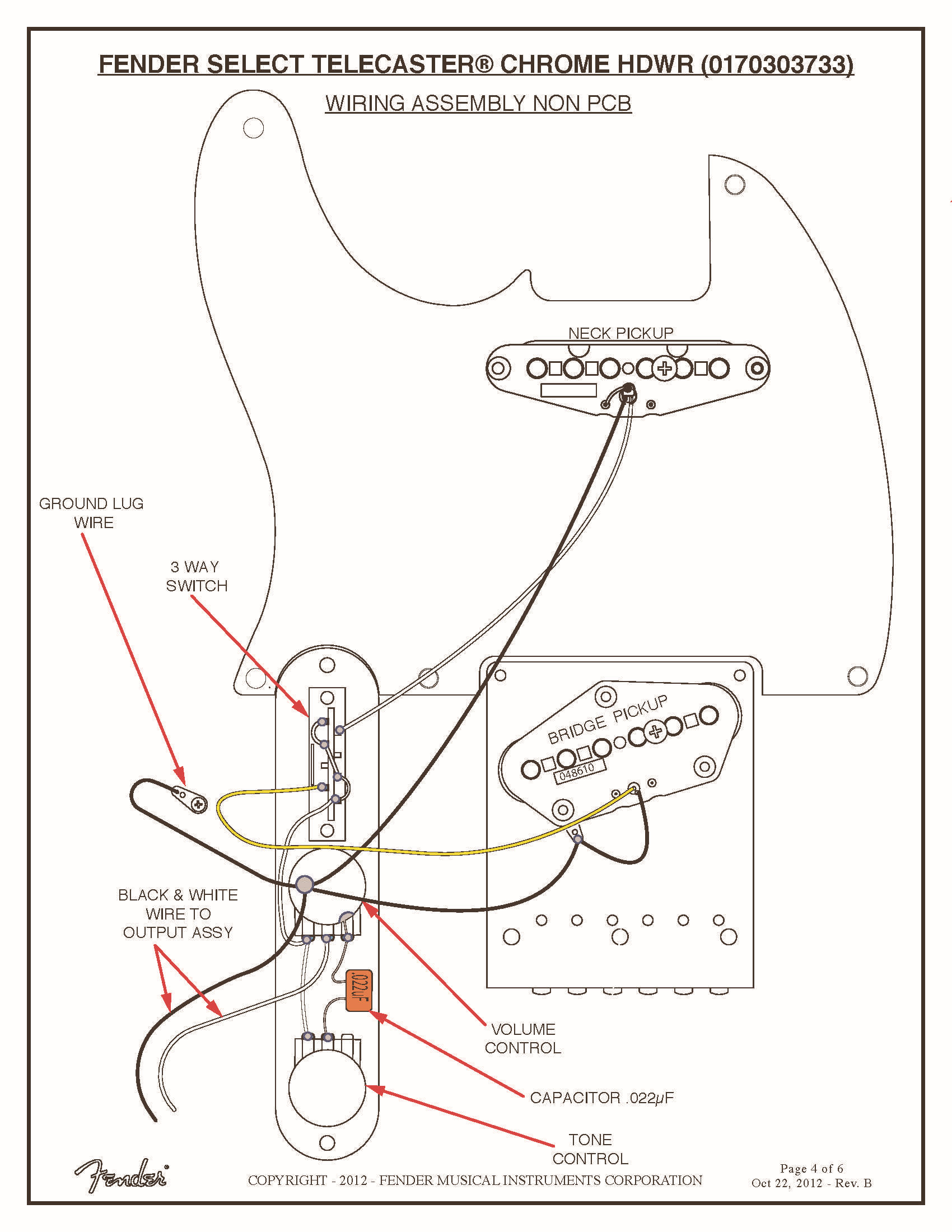 Fender Select Telecaster Chrome Hardware · Customer Self-Service