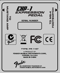 How do I use my EXP-1 expression pedal with the Rumble digital amp